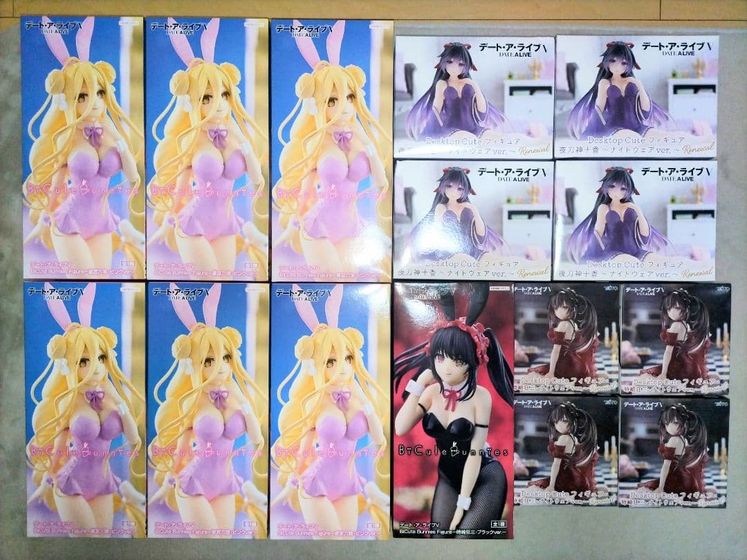 デート・ア・ライブV フィギュア　ナイトウェア 　時崎狂三　夜刀神十香　星宮六喰
