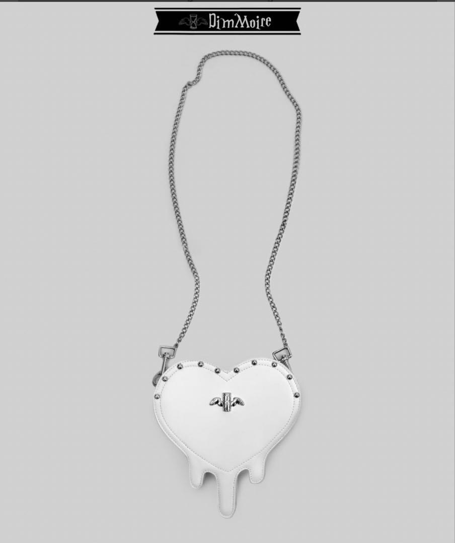 DimMoire ハート型ポシェット【White】