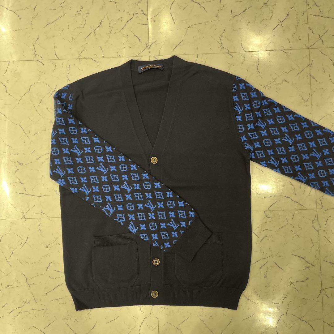 LOUIS VUITTON ネイビー　カーディガン