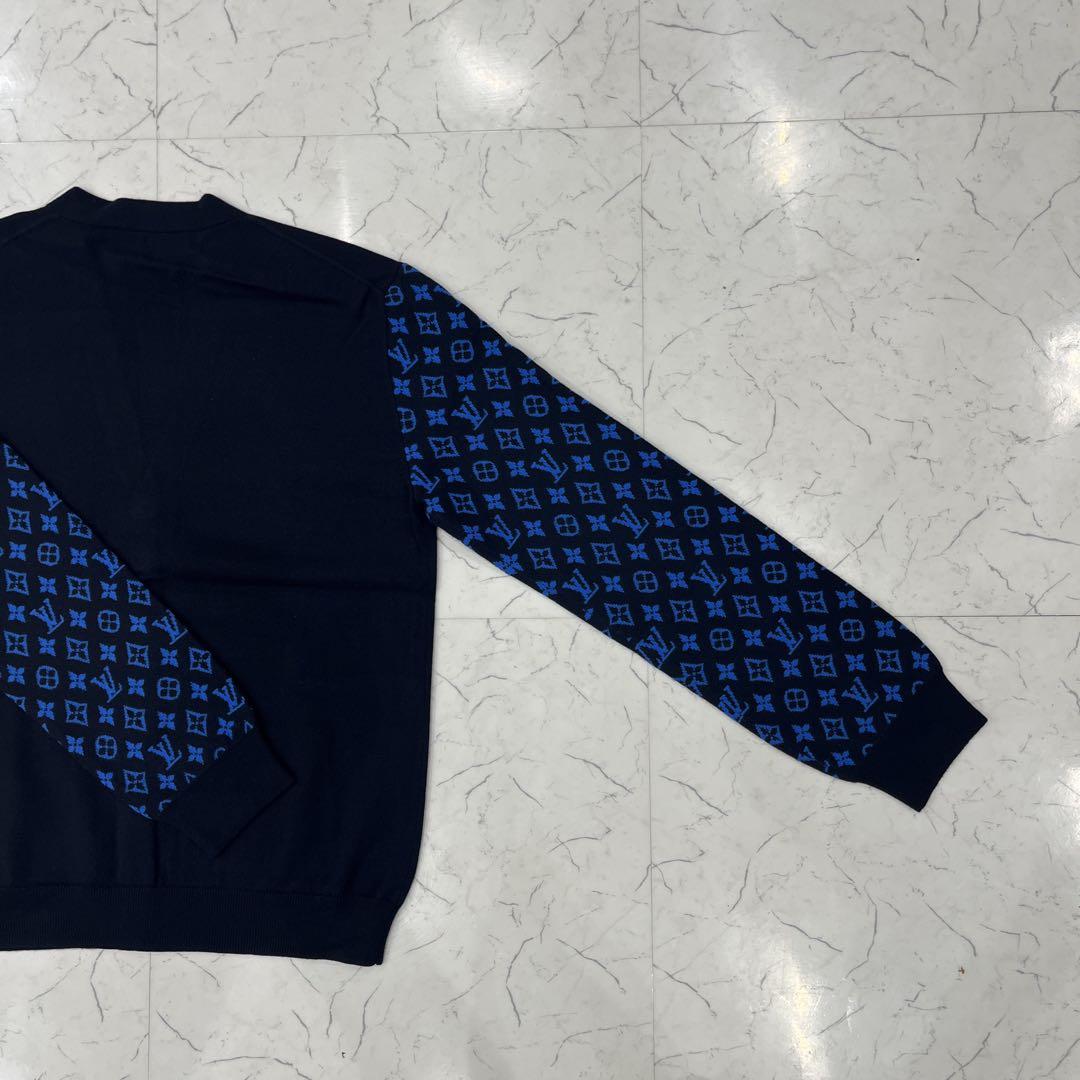 LOUIS VUITTON ネイビー　カーディガン