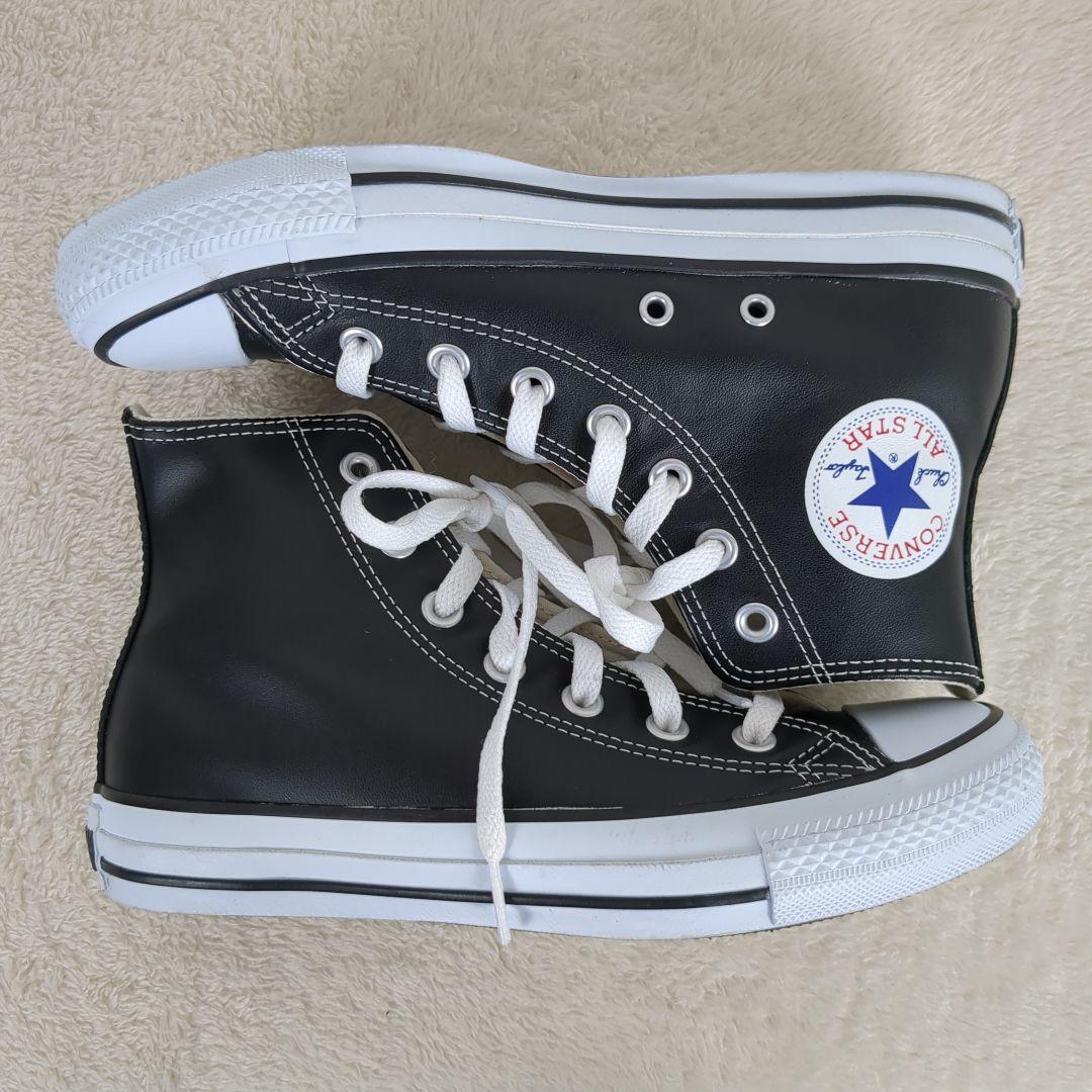 【極美品】CONVERSE　コンバース　オールスター ハイカット　本革 　レザー