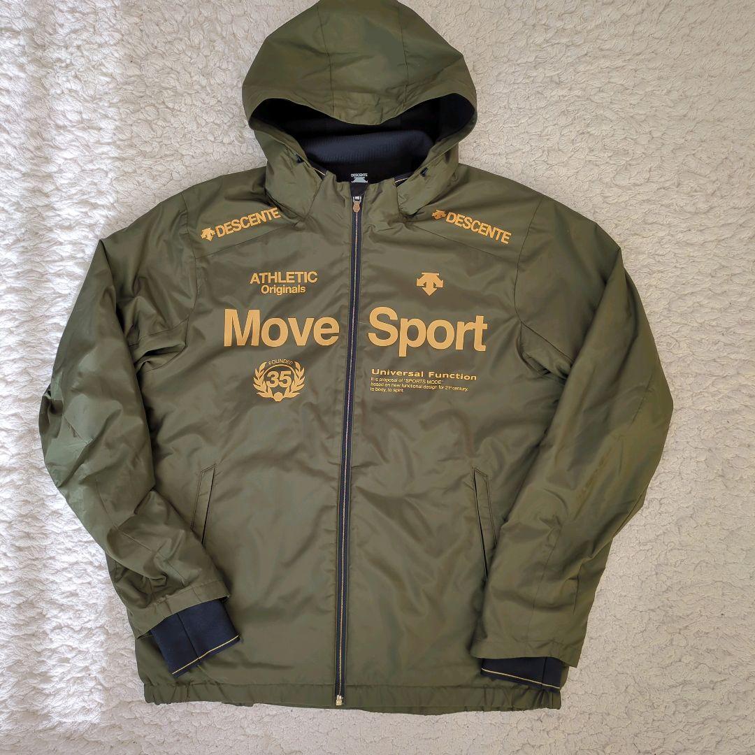 美品 デサント セットアップ 上下セット MOVESPORT カーキ XL