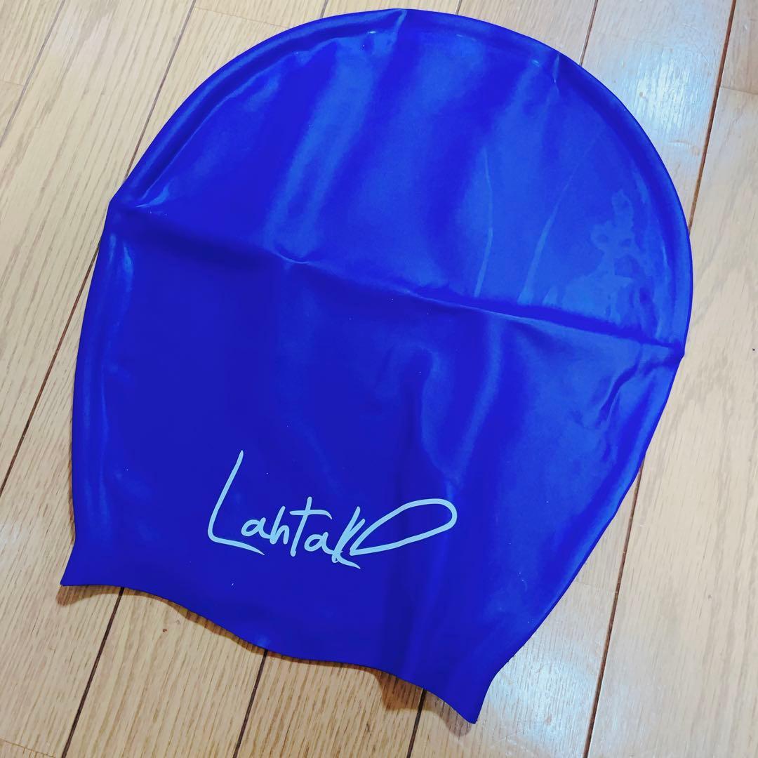 ロングヘア スイムキャップ パープル 紫 XL レディース メンズ スイミング