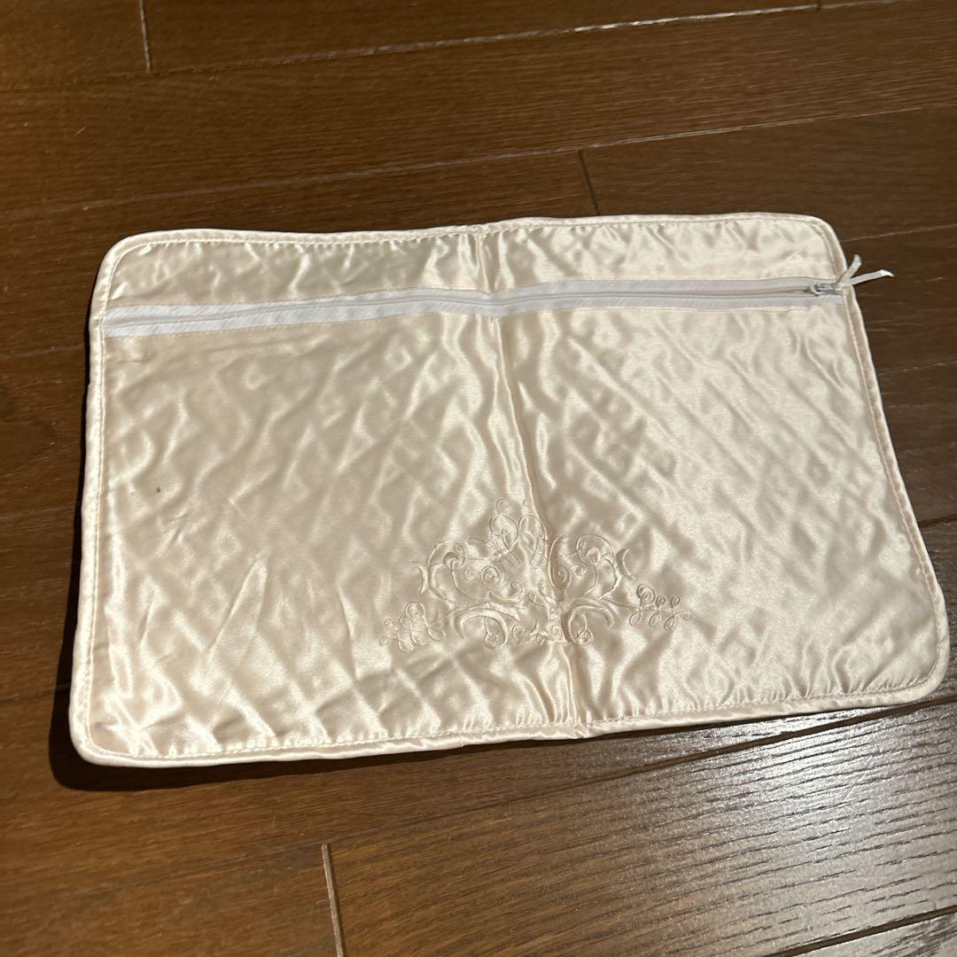 近沢レース レース おむつポーチ マルチケース ホワイト レース