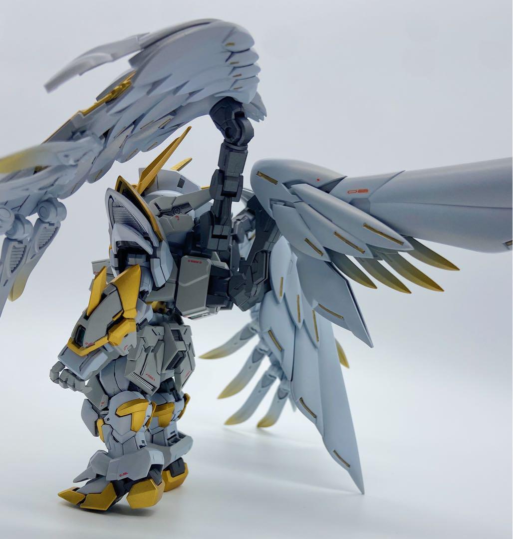 MGSD ウイングガンダムゼロewスノーホワイトプレリュード塗装