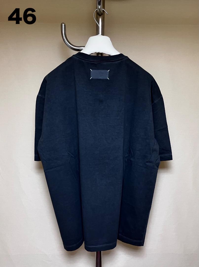 新品 46 24aw マルジェラ ガーメントダイTシャツ 黒系統 17642