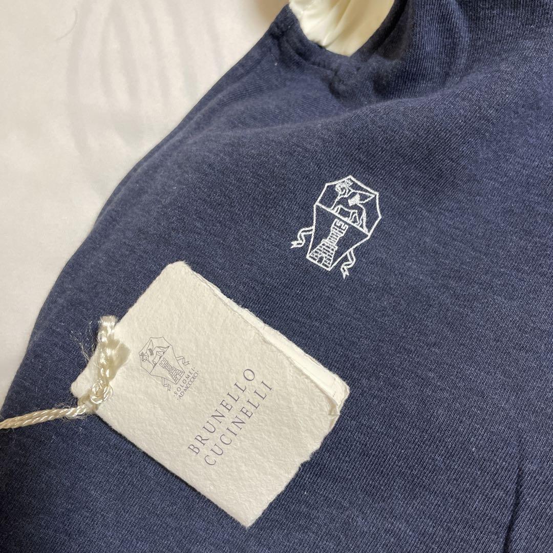 BRUNELLO CUCINELLI フード付きベストネイビー新品未使用タグ付き
