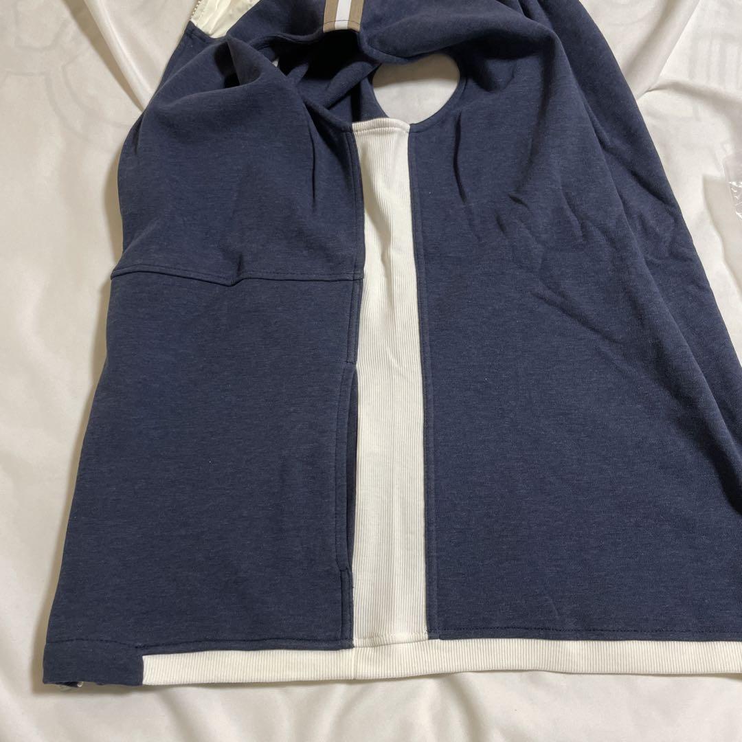 BRUNELLO CUCINELLI フード付きベストネイビー新品未使用タグ付き
