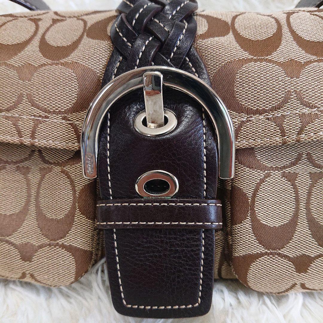 ✨️美品✨️COACH SOHO シグネチャー セミショルダーバッグ