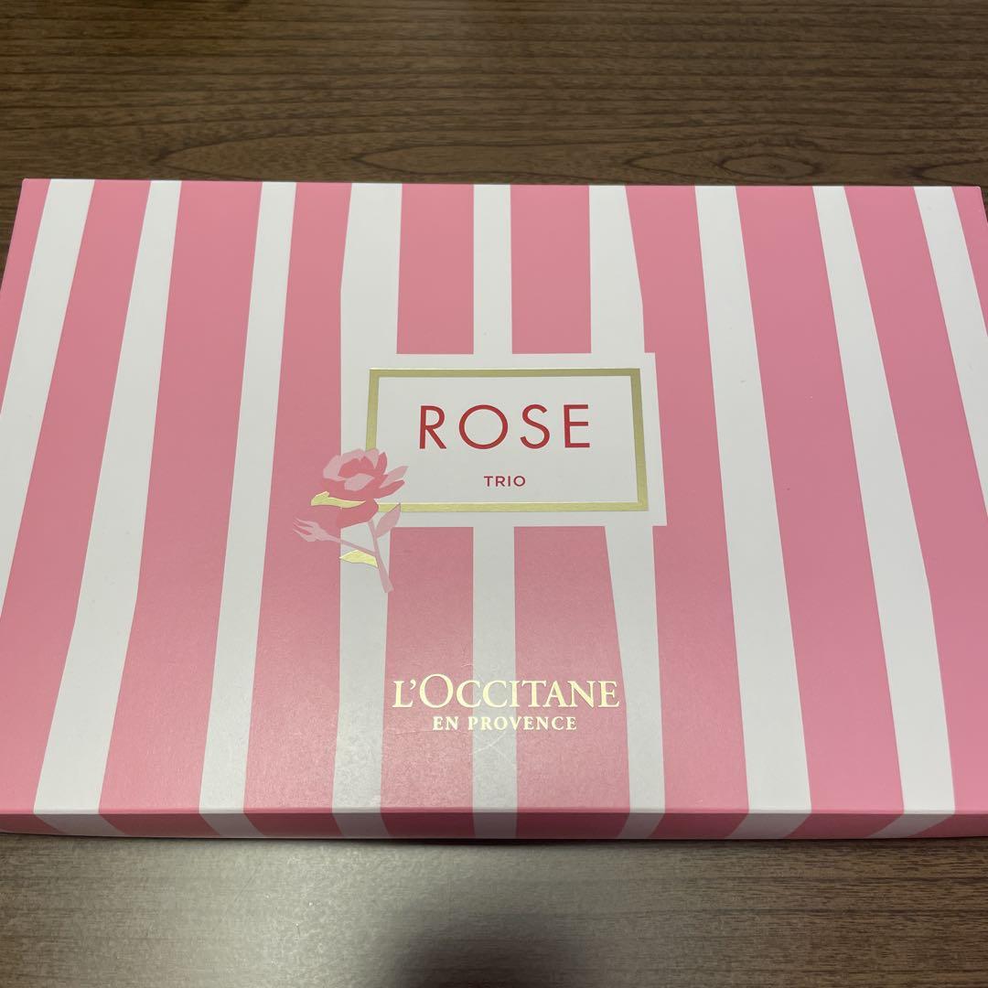 L'Occitane ローズ トリオセット ボディミルク、ボディソープ