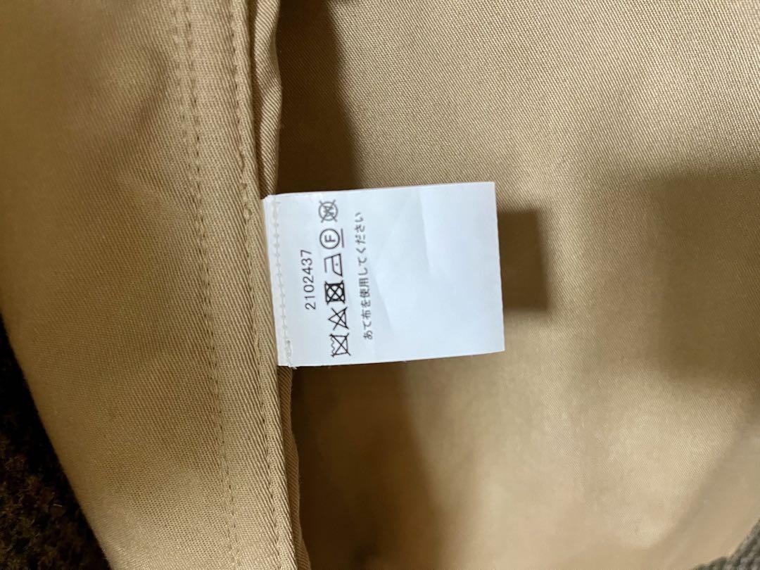 Barbour ロングコート サイズ8(S) チェック柄