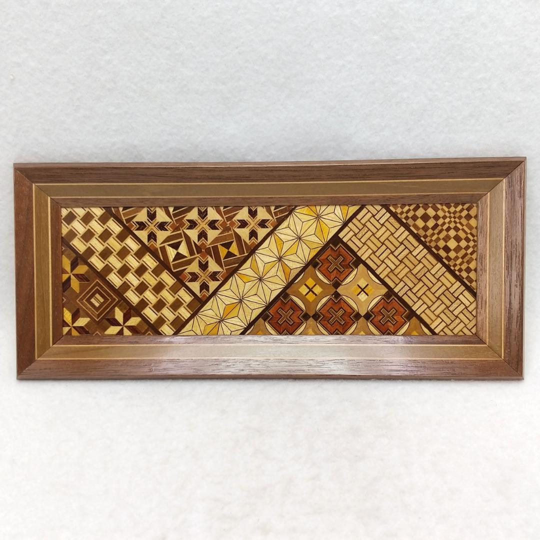 箱根寄木細工　トレー　箸　セット　未使用 箱根寄せ木細工箸箱 幾何学文様 - お買い物｜日本最大級の箸の