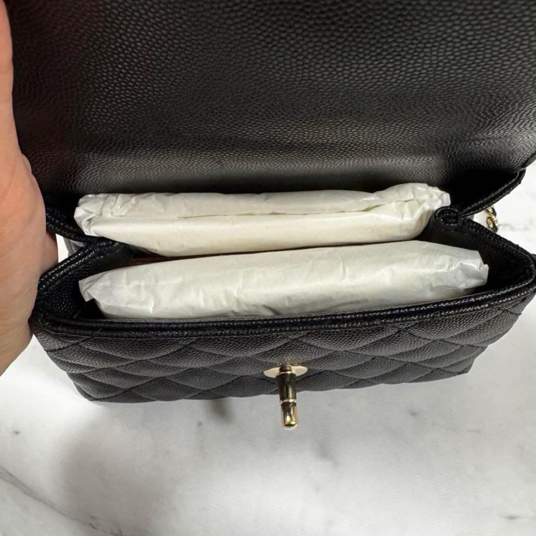 CHANEL ココハンドルxxs キャビアスキン ブラック CHANEL ココハンドルxxs キャビアスキン ブラック