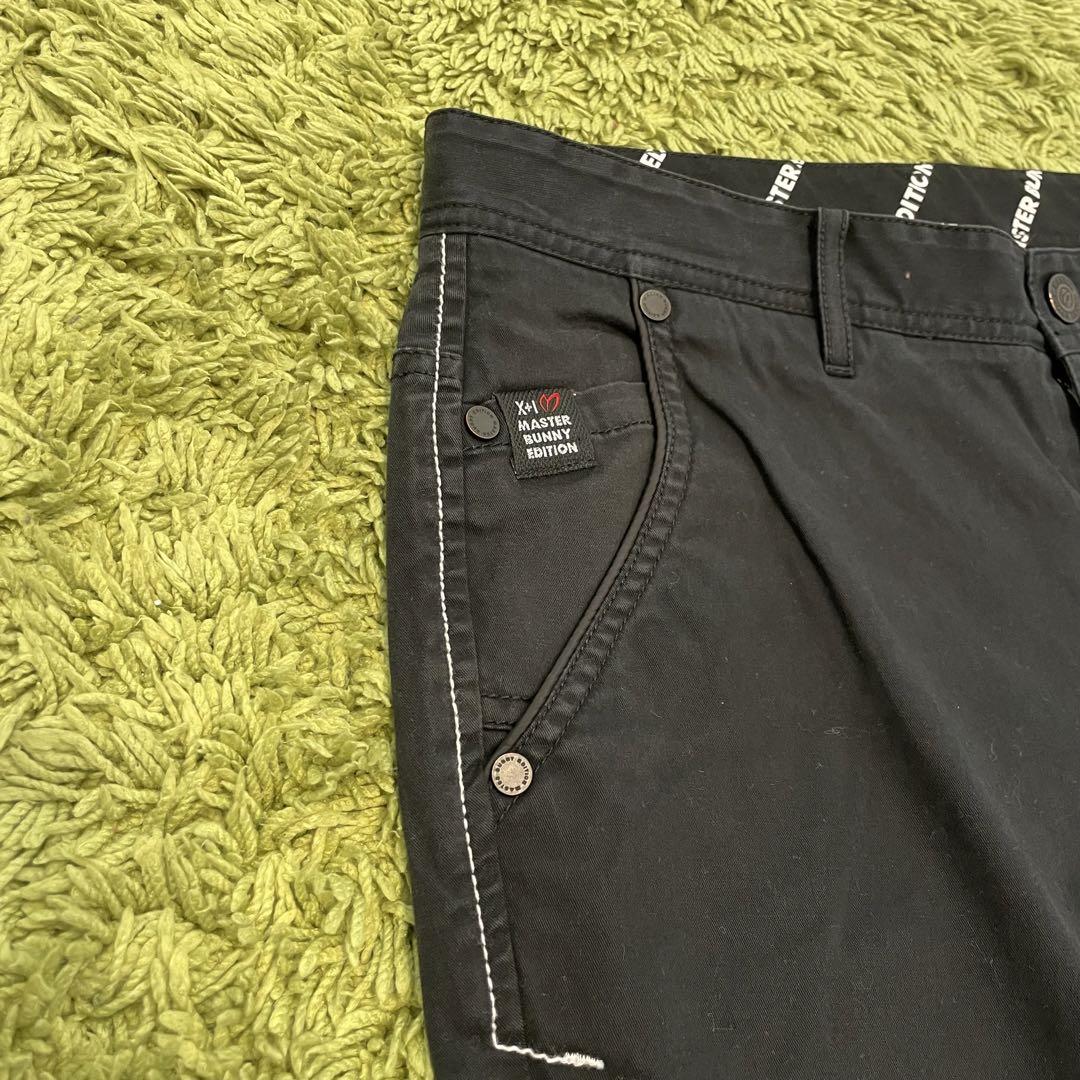 マスターバニーエディション ストレッチパンツ ブラック 黒
