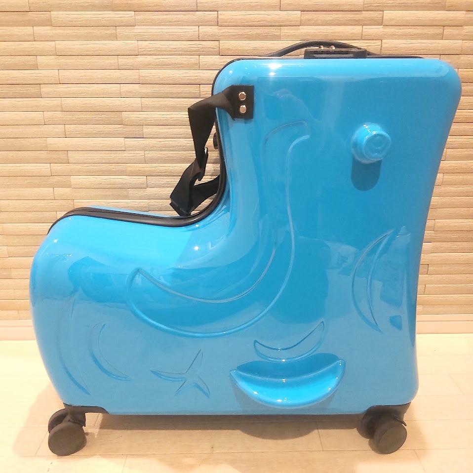 ★ほぼ新品★ NORICCO ノリッコ 子どもが乗れるキャリーケース ブルー