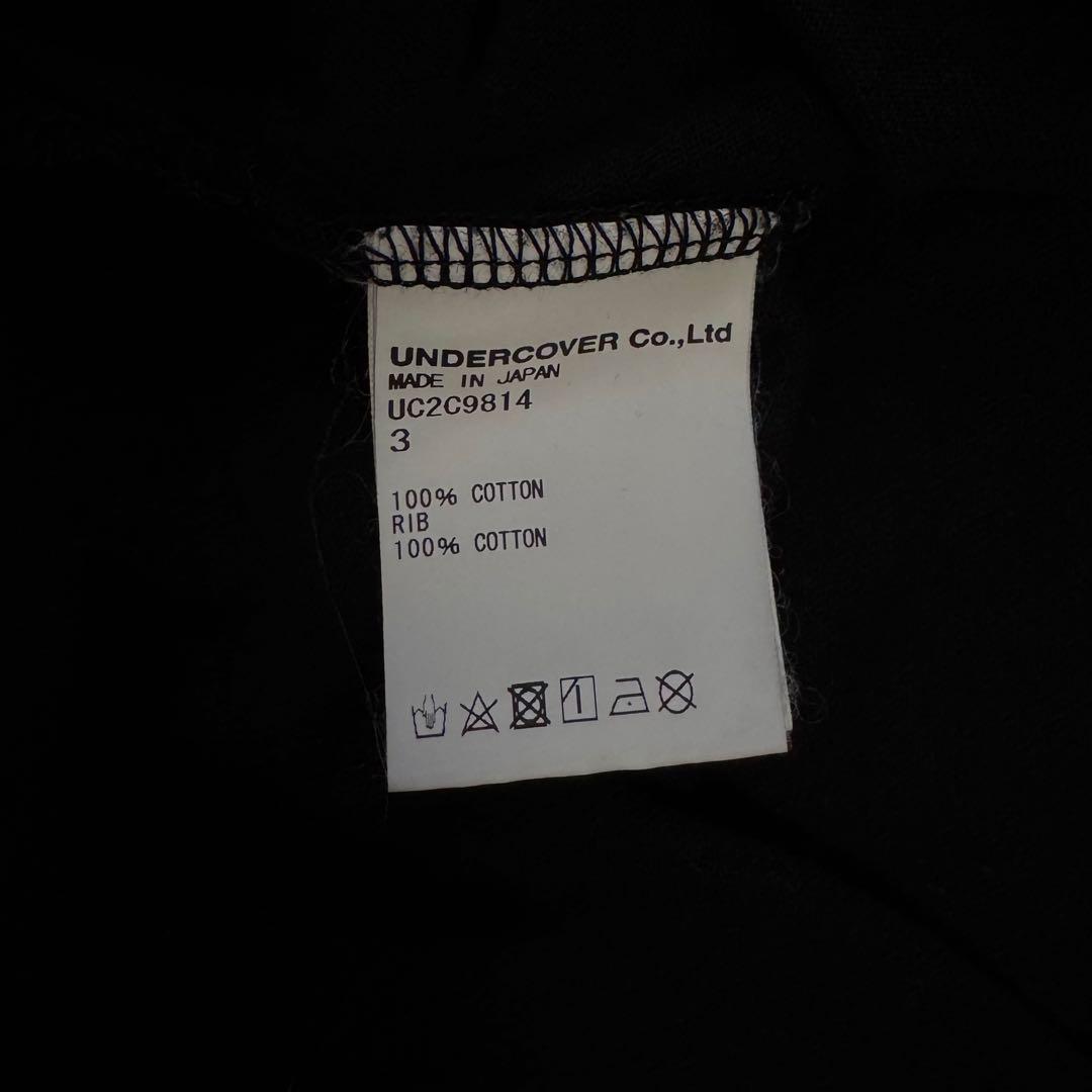 美品 UNDERCOVER × fragment 伊勢丹限定 Tシャツ 3 黒