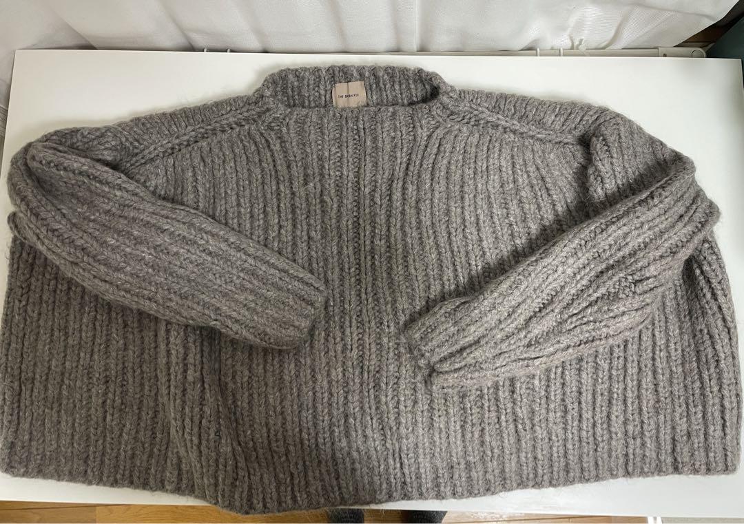 THE SHISHIKUI ニット VOLUMEY L.GRAY