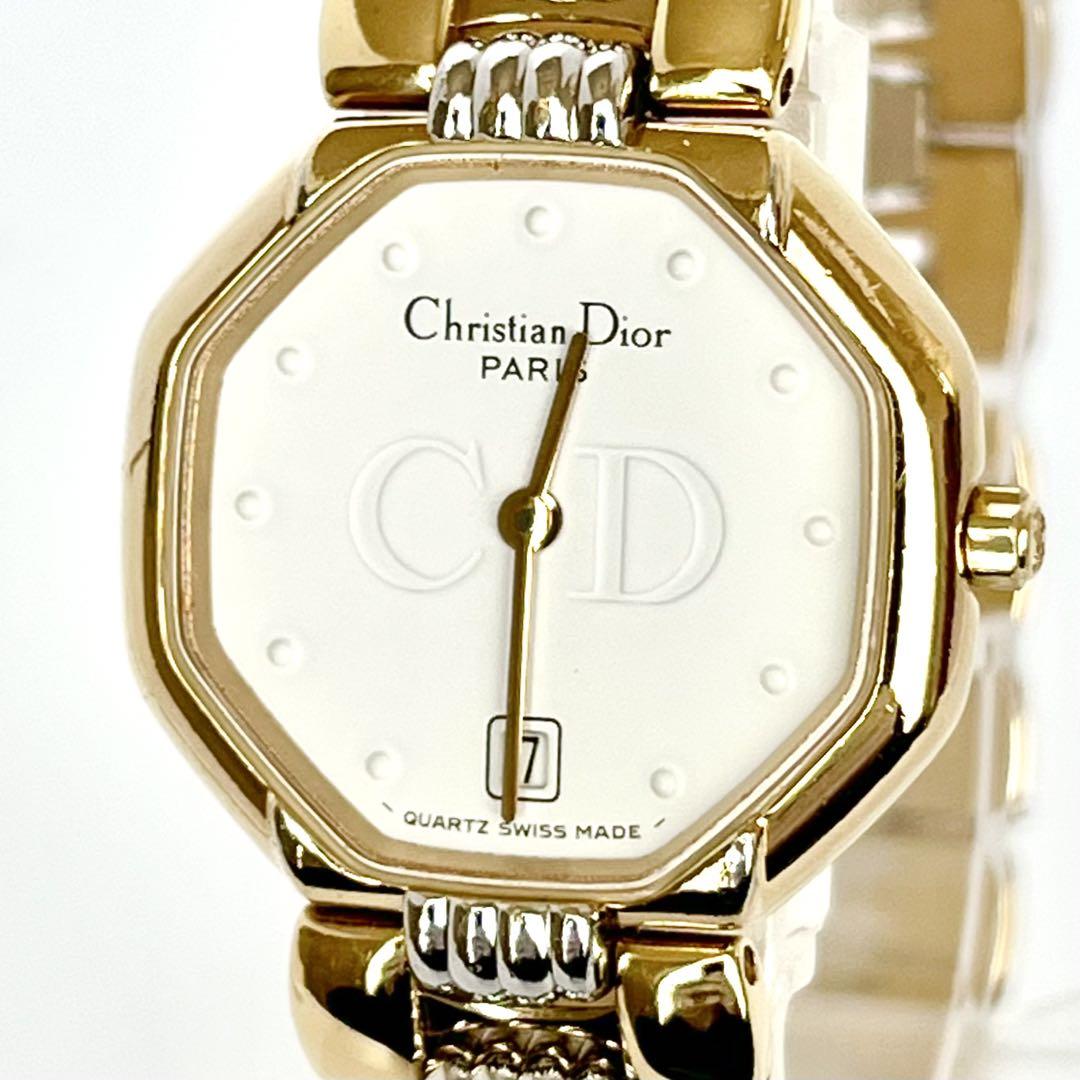 【美品】Christian Dior レディース 腕時計 稼働品 CHRISTIAN DIOR クリスチャンディオール レディースウオッチ