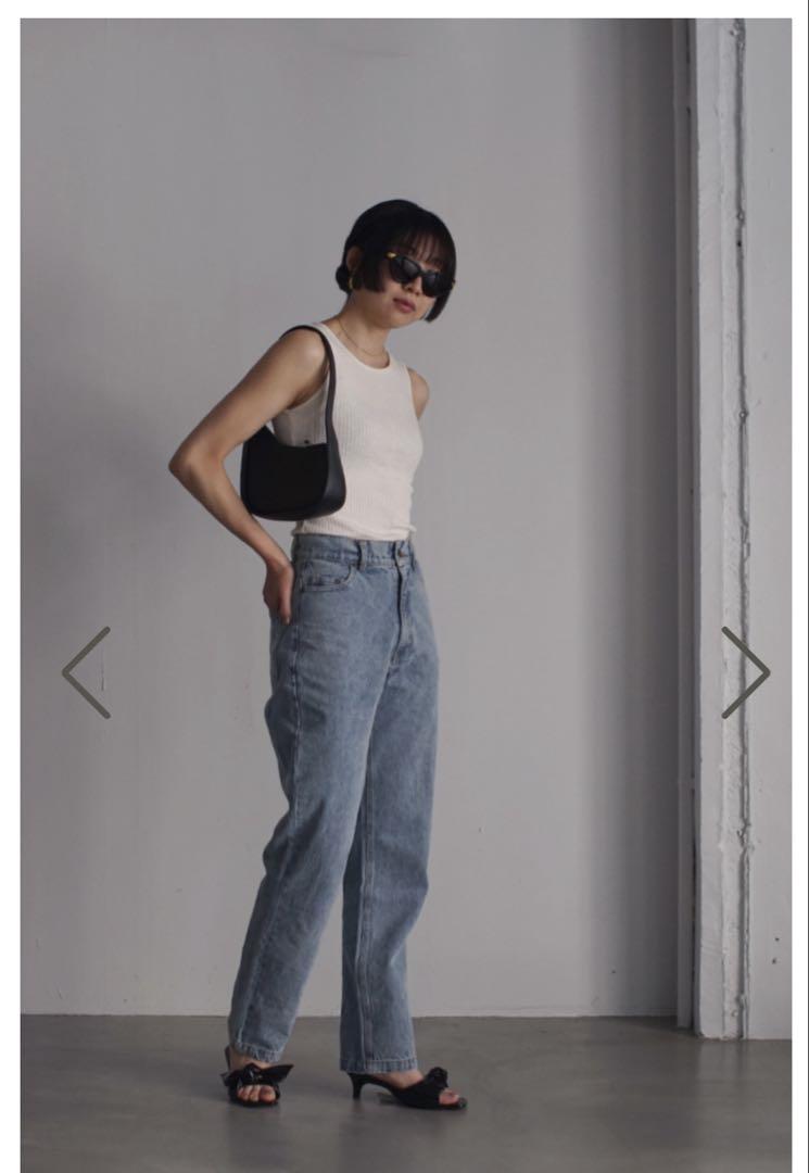 High-waist Denim Pants ハイウエストデニムパンツ