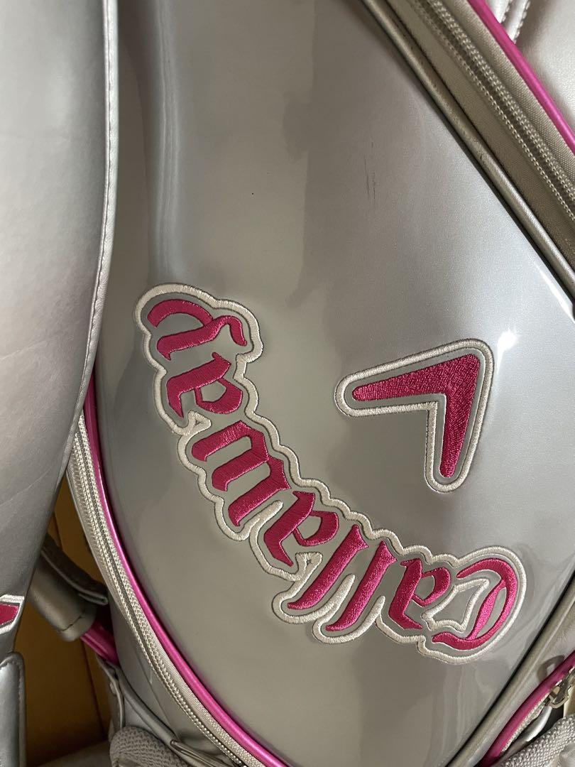Callaway ゴルフバッグ シルバー/ピンク