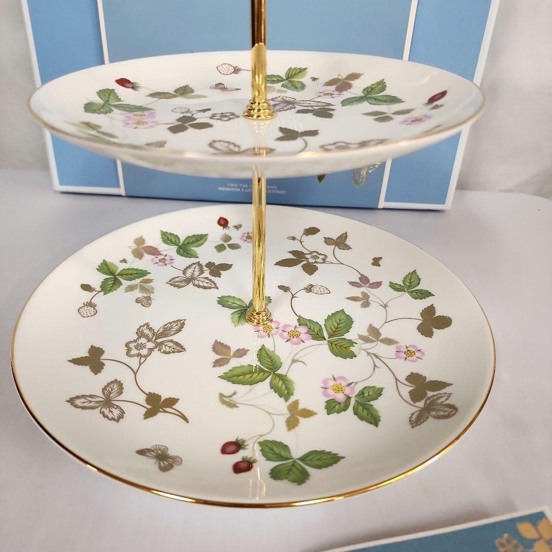 ⭐ワイルドストロベリー２段ケーキスタンド