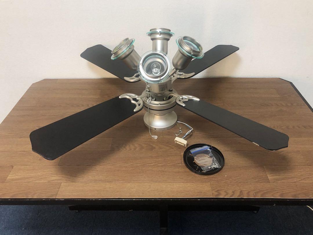 瀧住電機シーリングファンTCF-6430B タキズミ照明器具4枚羽プルスイッチ