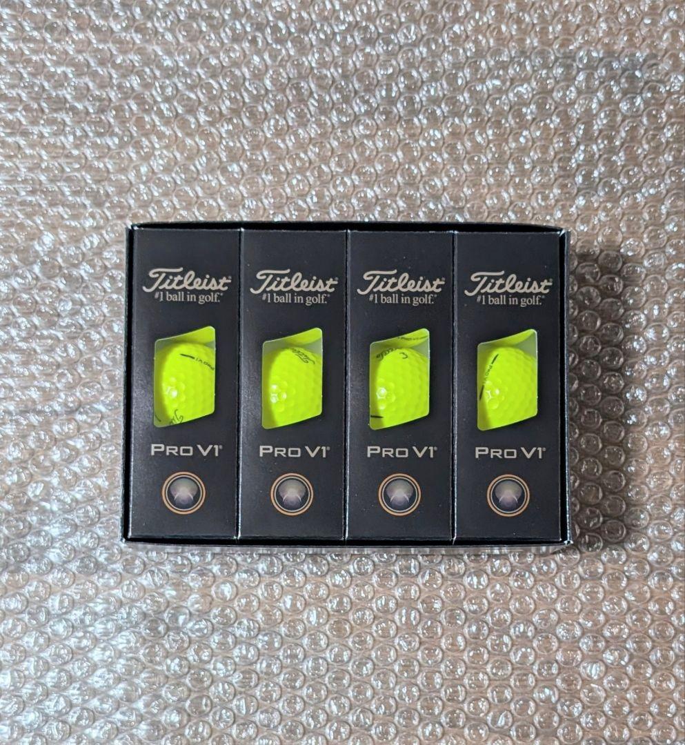 新品 タイトリスト PRO V1 イエロー 2025年モデル 2ダース Titleist 新作 2025年モデル タイトリスト PRO V1 プロV1 ゴルフ