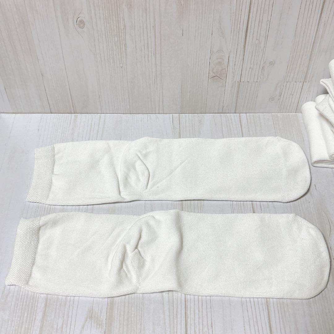 ⭐️靴下　白　6足セット　レディース　Lサイズ　くるぶしソックス