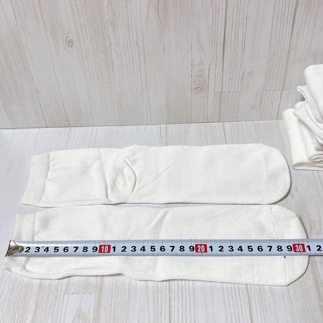 ⭐️靴下　白　6足セット　レディース　Lサイズ　くるぶしソックス