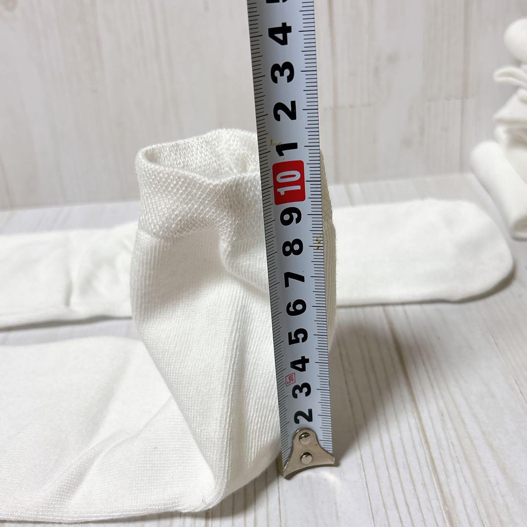 ⭐️靴下　白　6足セット　レディース　Lサイズ　くるぶしソックス
