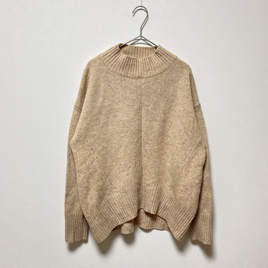 美品　Ray BEAMS レイビームス　センターシーム ハイネックニット　定番