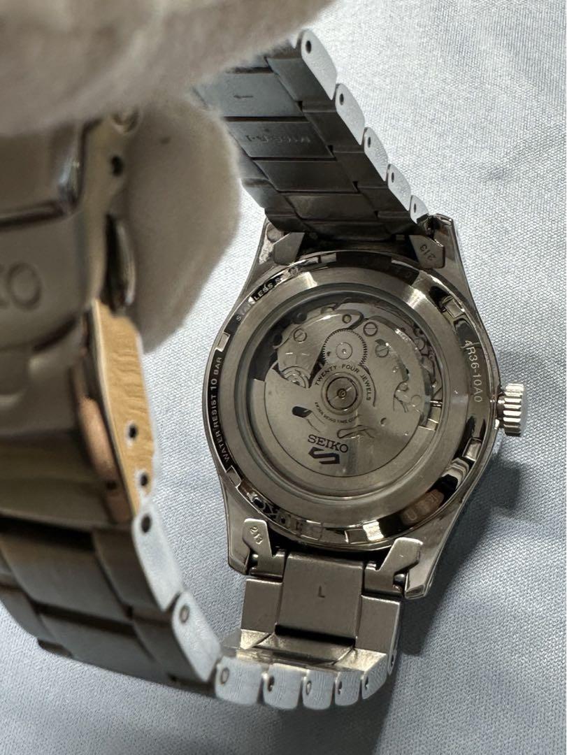 SEIKO 自動巻き 腕時計 青 SBSA113