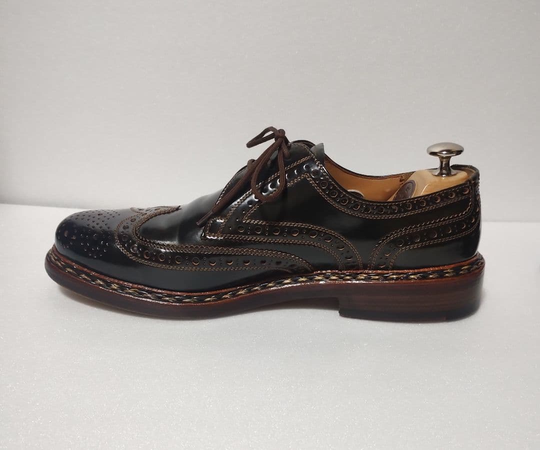 ブダペスト製 ハインリッヒディンケラッカー コードバンBUDA UK8 ブダペスト製 ハインリッヒディンケラッカー コードバンBUDA UK8