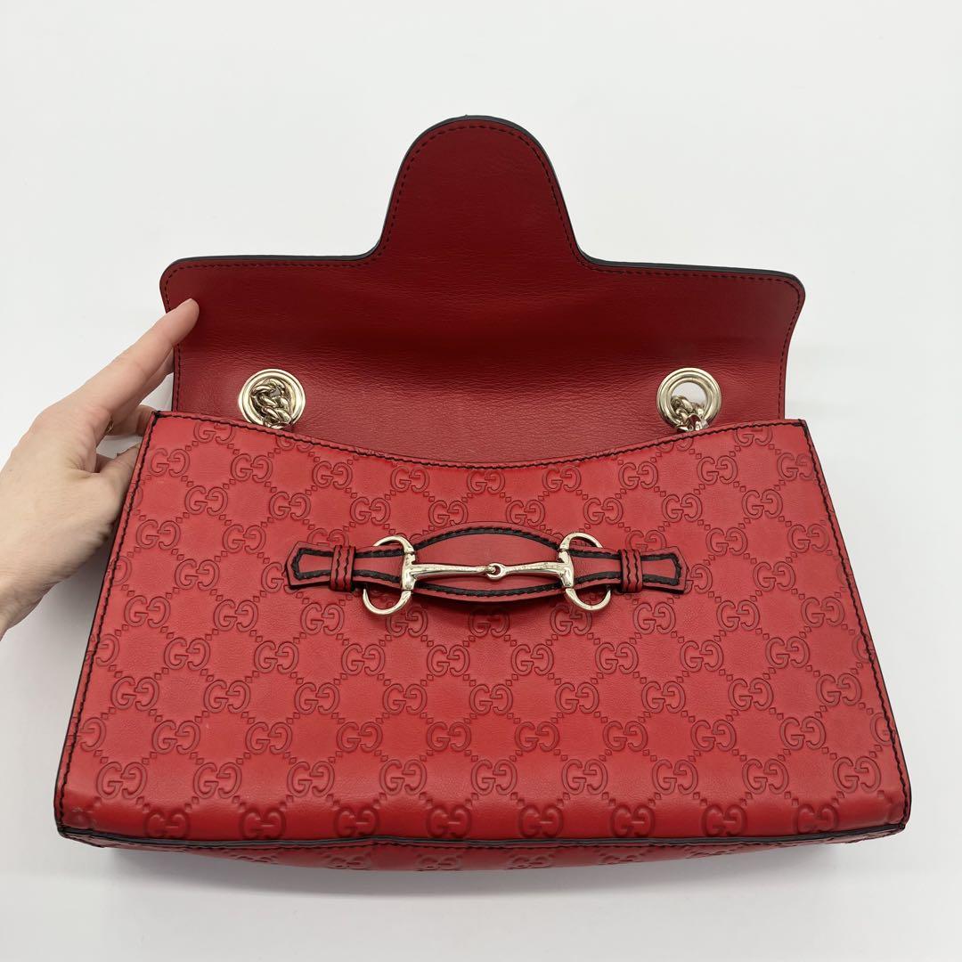 オープンセール 福袋 GUCCI マイクログッチ ショルダー ミディアム エミリー シマ バッグ