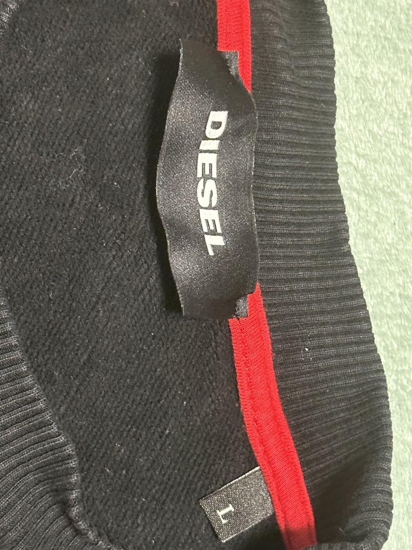 DIESEL 黒 トレーナー