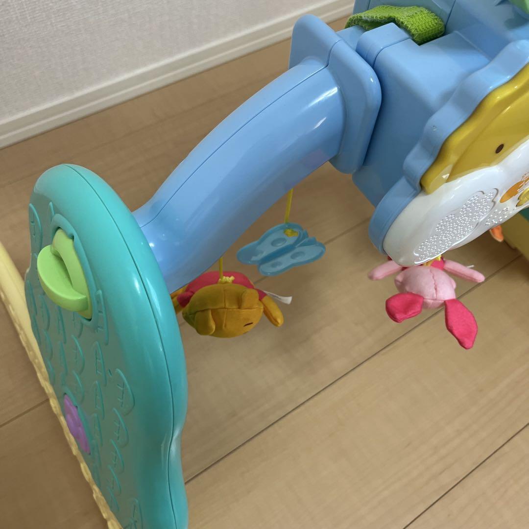 【美品】くまのプーさん えらべる回転6wayジムにへんしんメリー プーメリー