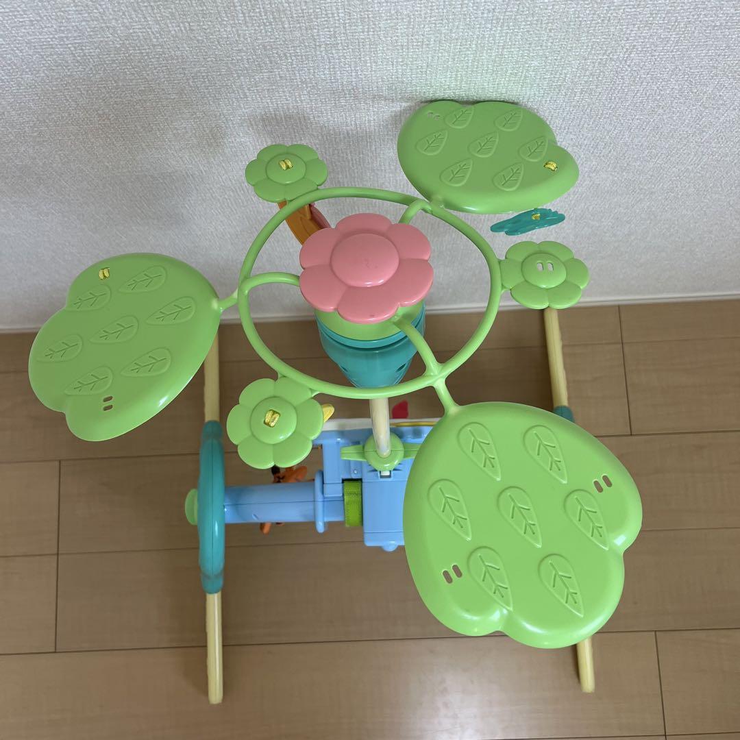 【美品】くまのプーさん えらべる回転6wayジムにへんしんメリー プーメリー
