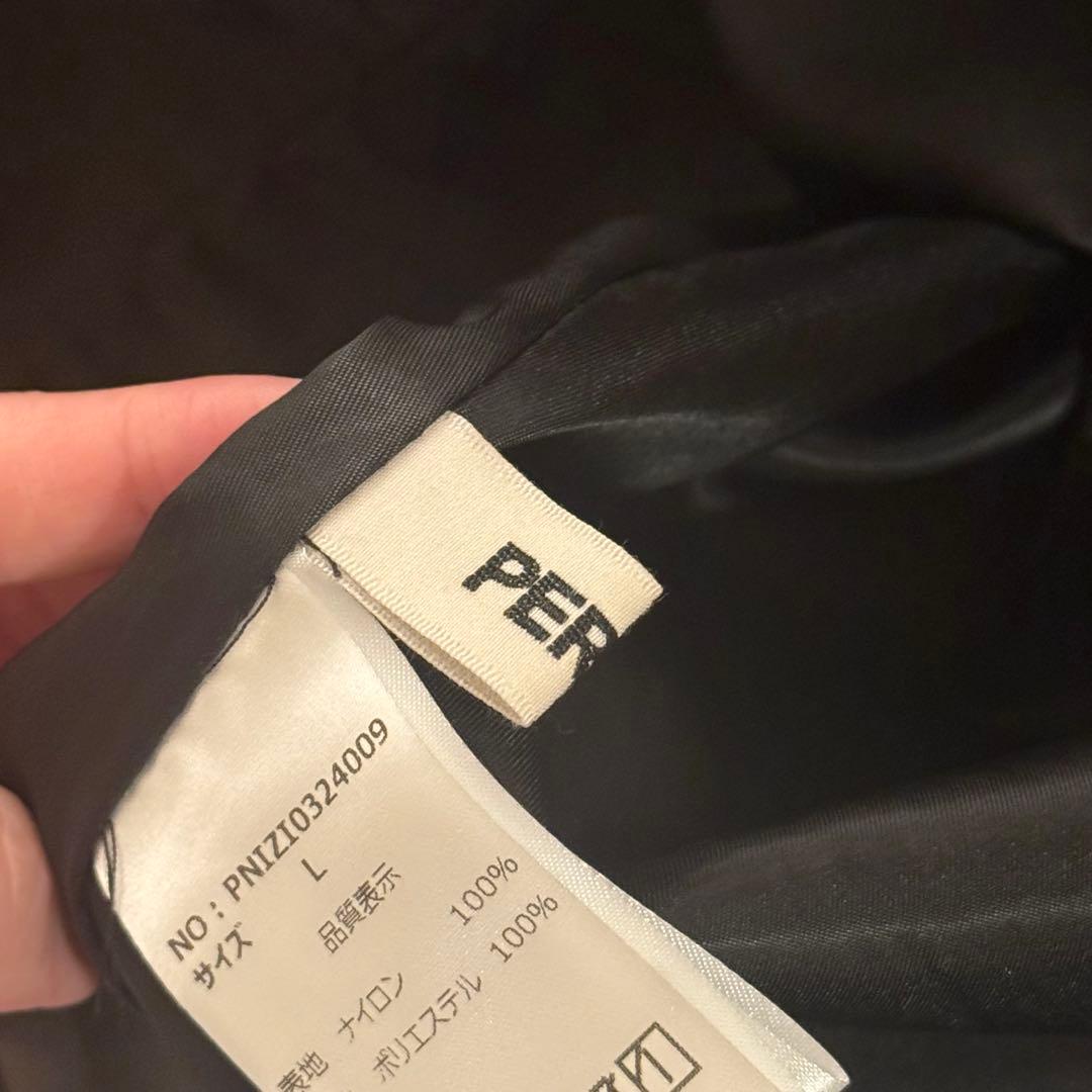 perna ギャザーキャミフリルワンピース 黒L perna DECORATOM_COM_BR