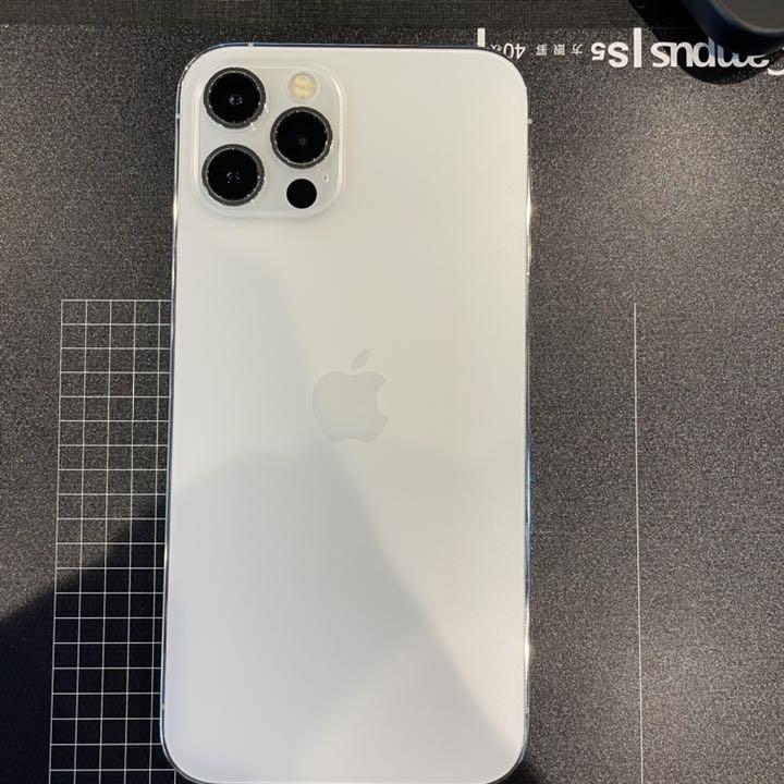 激安本物 iPhone 12 箱付き SIMフリー シルバー GB 128 pro - スマートフォン本体