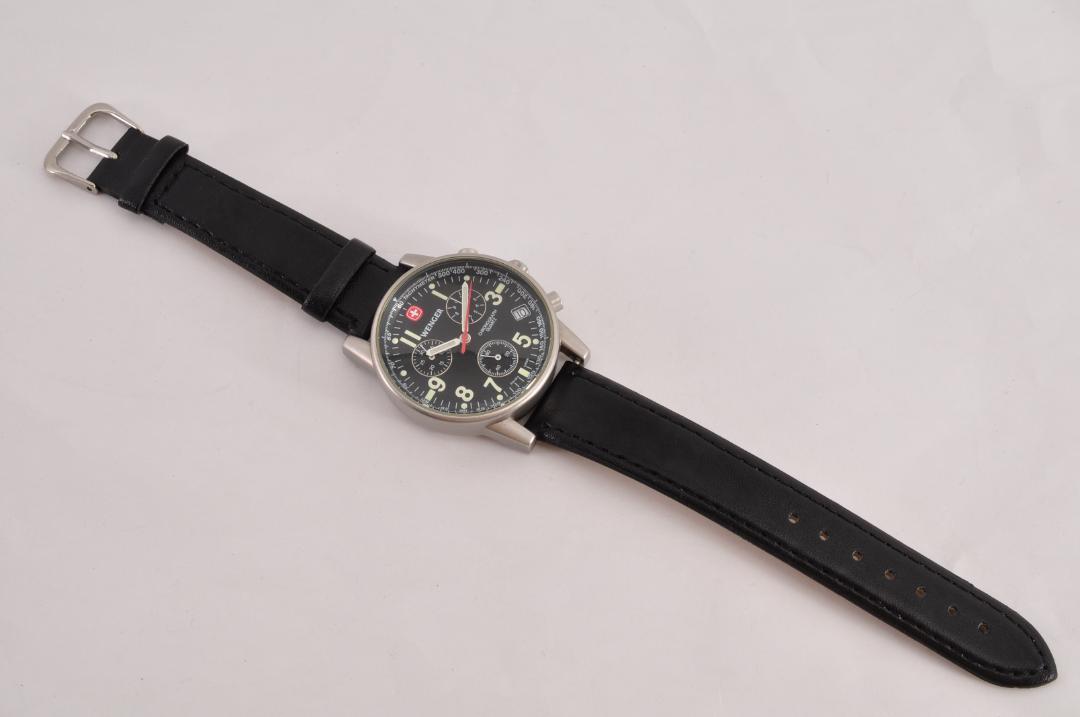 WENGER ウェンガー クロノグラフ 7072X クォーツ 腕時計 ベルト新品
