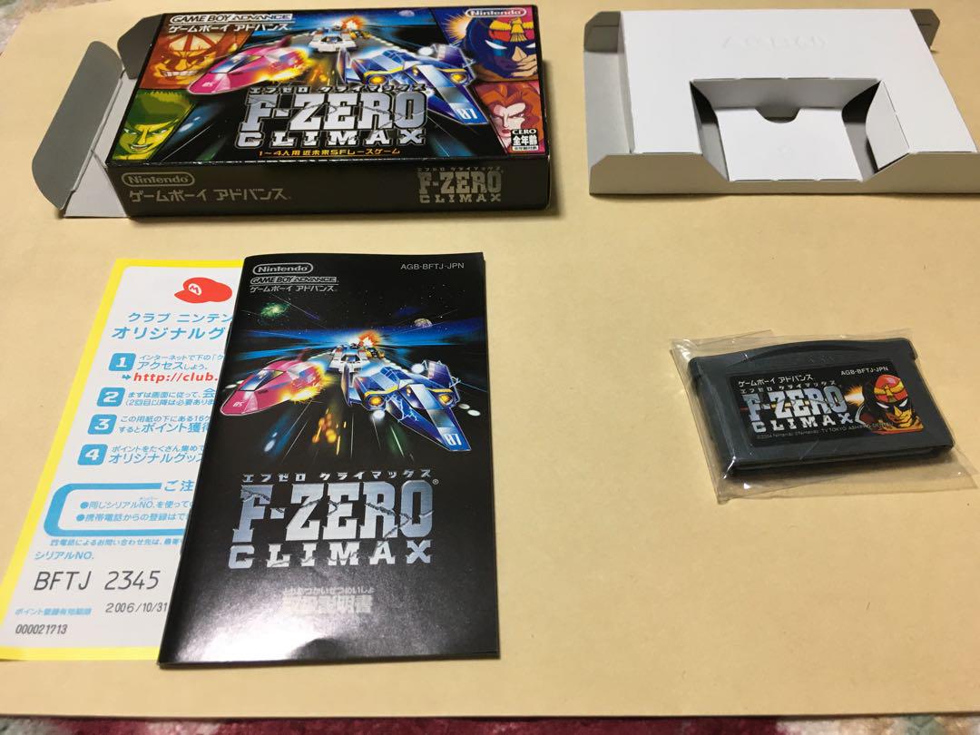 新品未使用　ゲームボーイアドバンス　FーZERO  CLIMAX