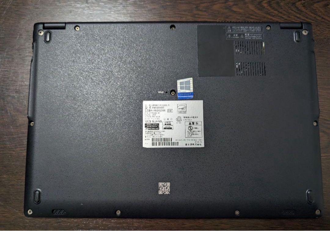 【バッテリー良好メモリ20gb】富士通　lifebook u938/s