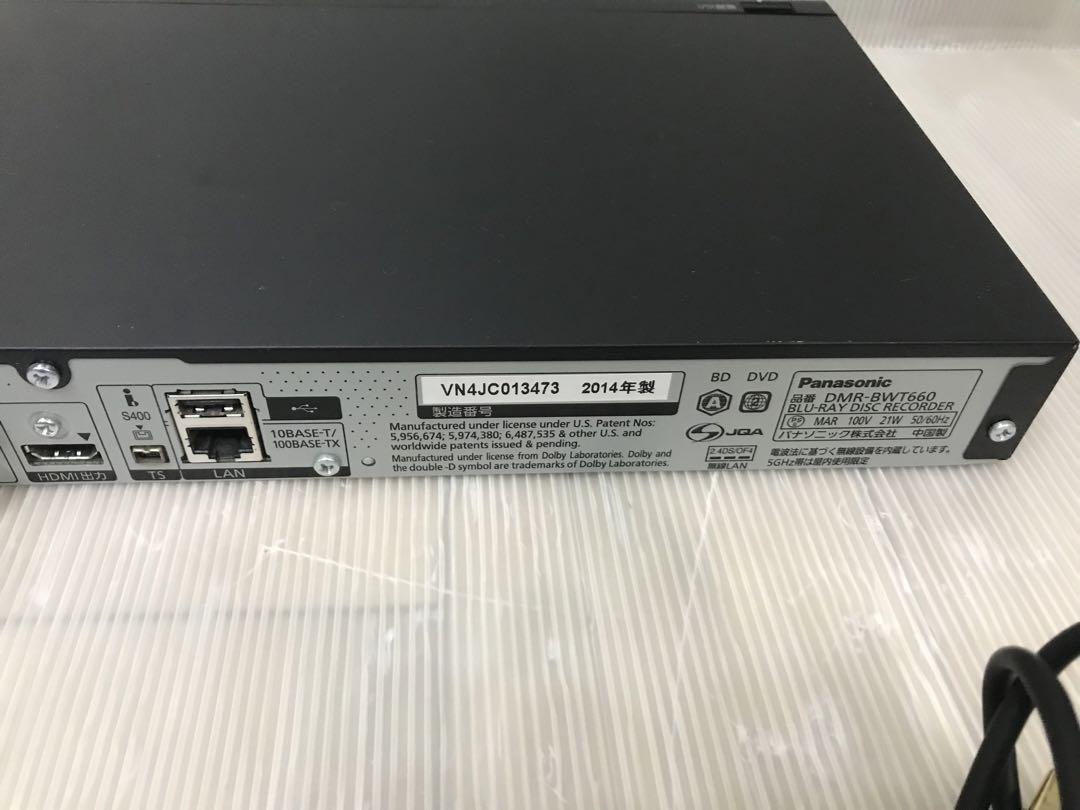 Panasonic ブルーレイ DIGA DMR-BWT660-K パナソニック Panasonic ブルーレイ DIGA DMR-BWT660-K