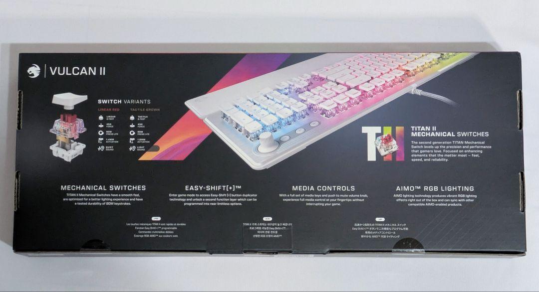 ROCCAT ゲーミングキーボード Vulcan II フルサイズ 日本語配列