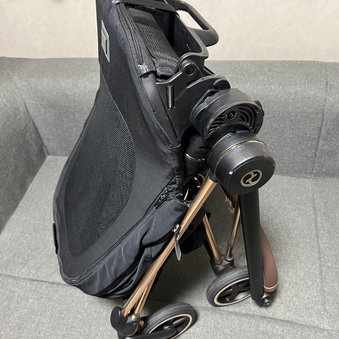 サイベックス ベビーカー ミオス cybex MIOS （未使用レインカバー付）