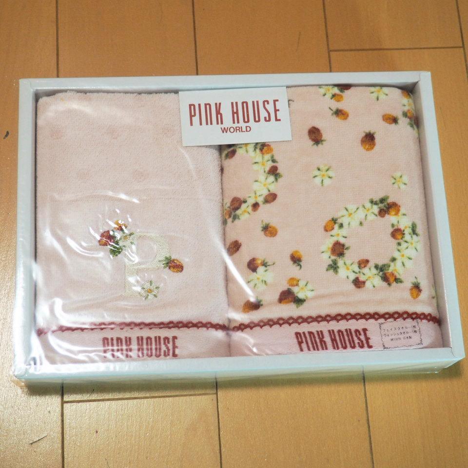 PINK HOUSE ウォッシュタオル フェイスタオル セット - メルカリ