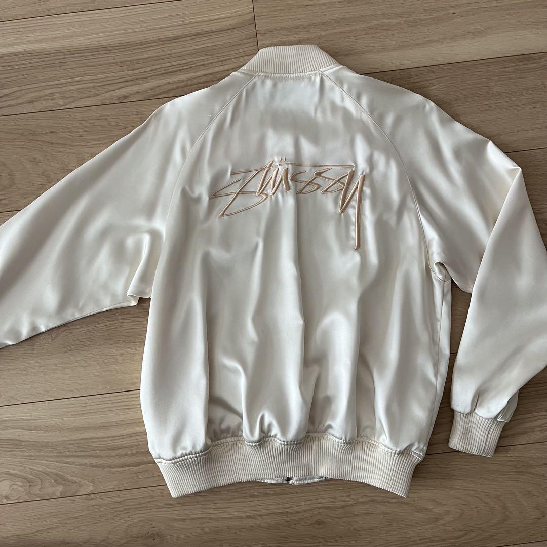 Stussy スカジャン ホワイト Sサイズ