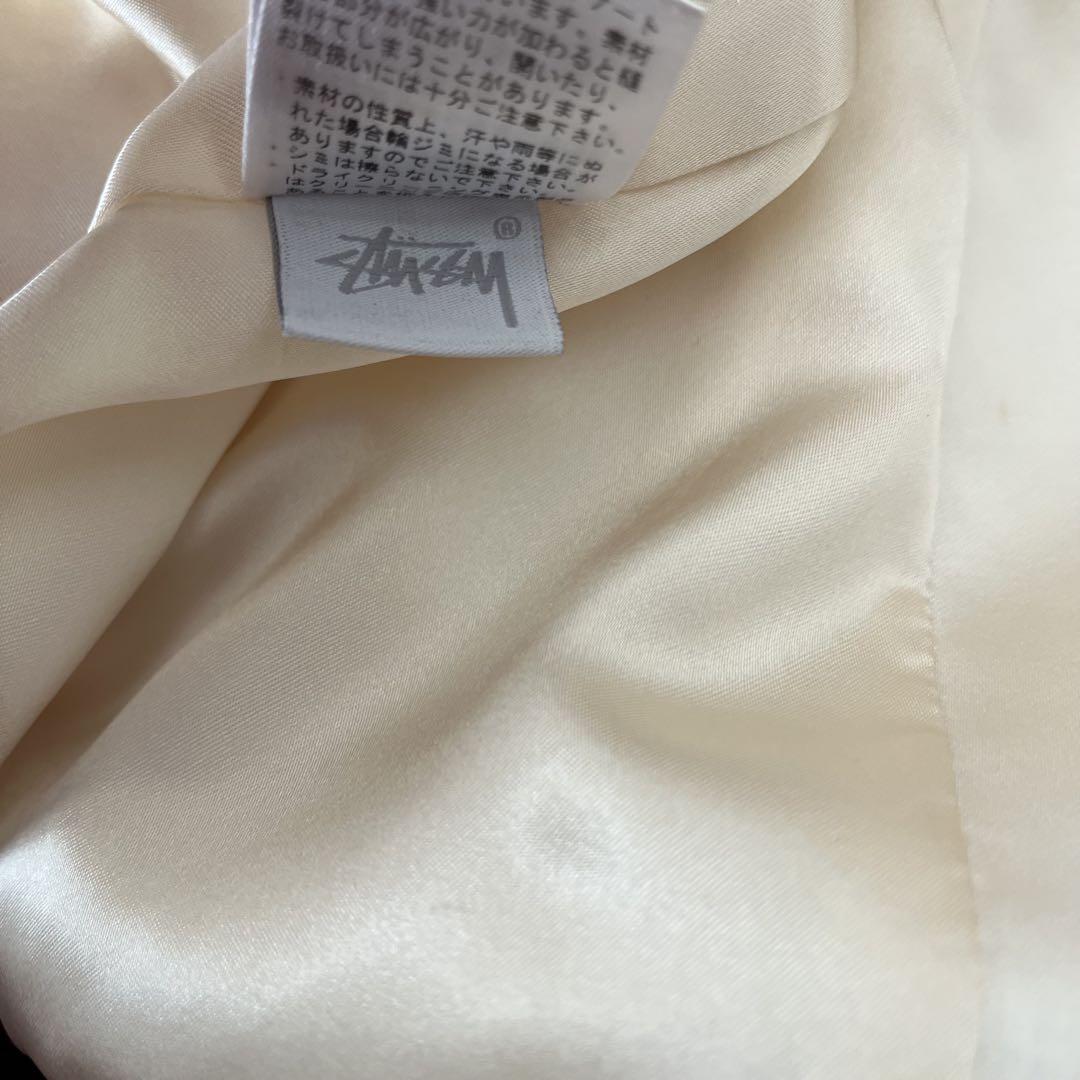 Stussy スカジャン ホワイト Sサイズ