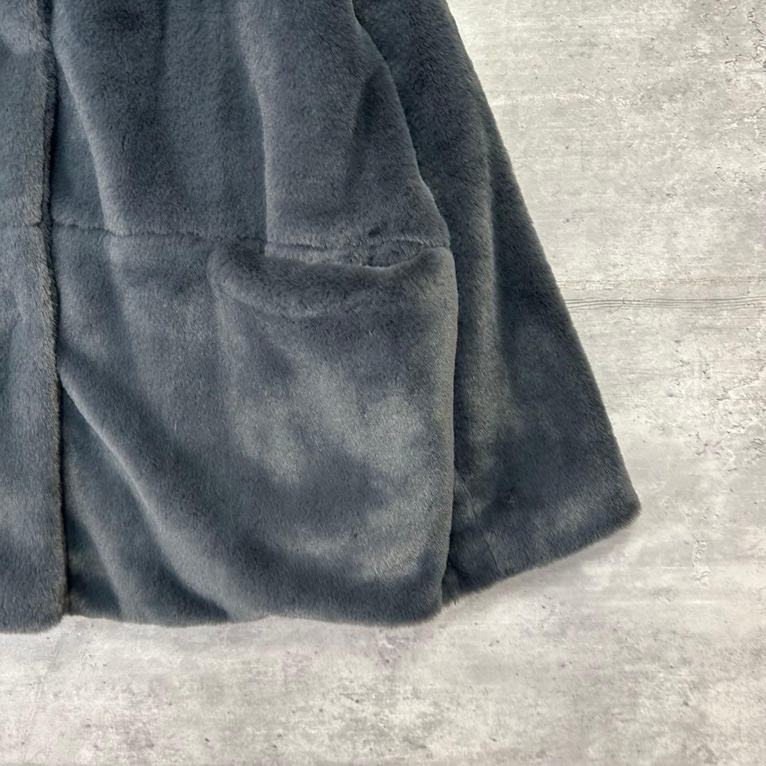 【美品】e/rm アパートバイローリーズ エコ ファージャケット 【美品】e/rm アパートバイローリーズ エコ ファージャケット