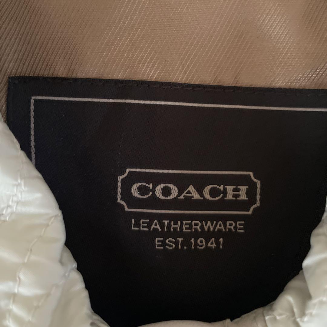 美品女性用coachコーチアイボリージャンパーXS レディース